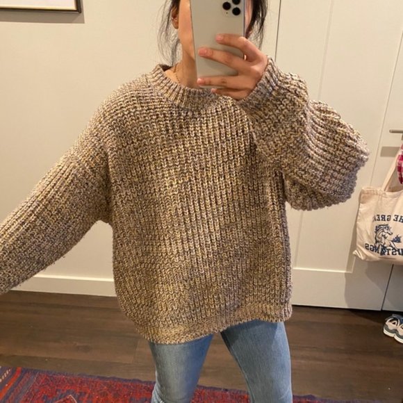 THE GREAT. Sweaters - The Great Marled Crew Sweater